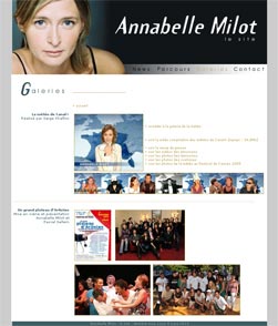 Site internet Annabelle Milot